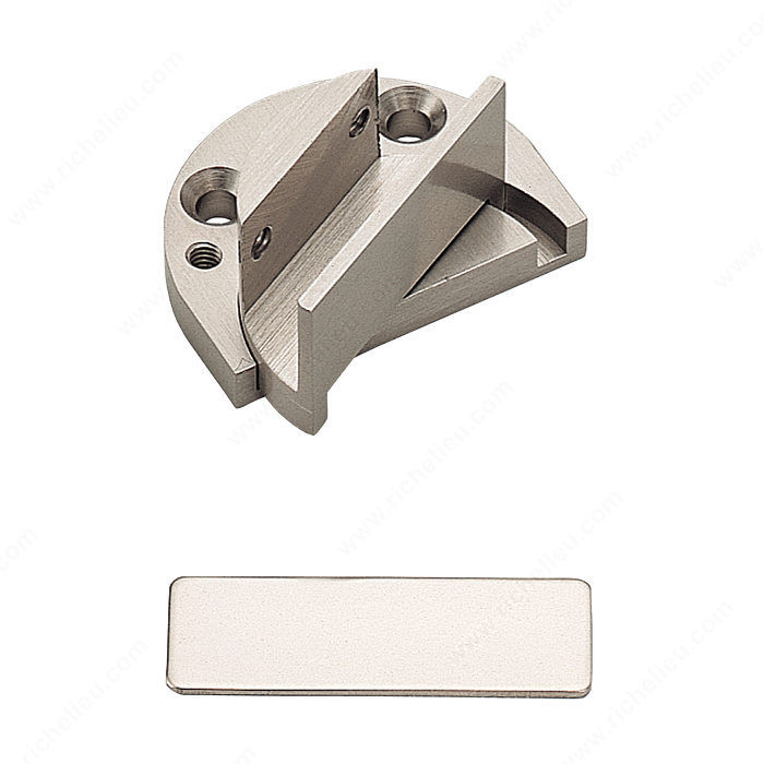 Recessed Reversible Pivot Hinge for Glass Door Within Furniture/Cabinet, No glass milling is require,