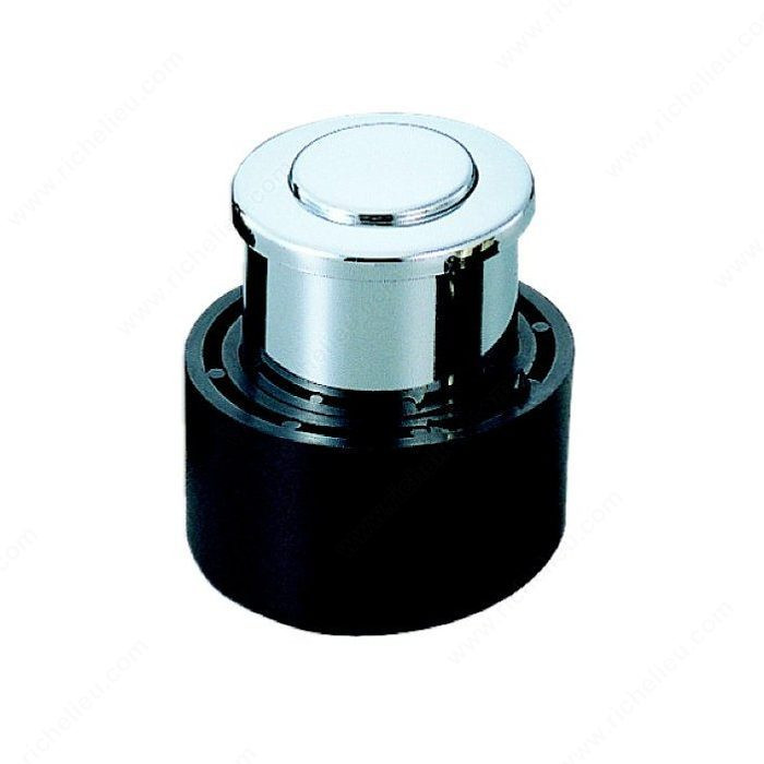 Push Knob, Knob can be pushed- in when not in use., Color/Finish Chrome