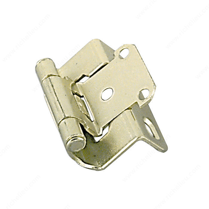 Self-Closing Wrap-Around Hinges, Finish Brass, Finish Number 130, Screw/Nail Not Included / #5 Screw