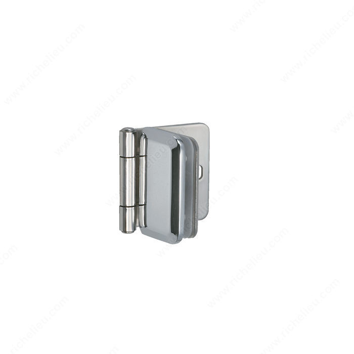 Stainless Steel Hinge For Glass/Acrylic Door Recessed in Furniture/Cabinet, Requires milling,