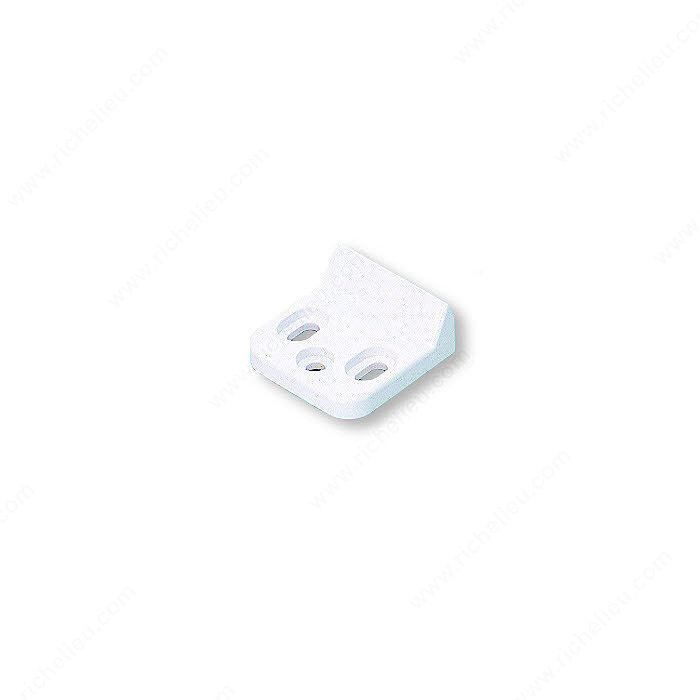 Latch Body for Push Knob, Color/Finish White PRO-PACK 2