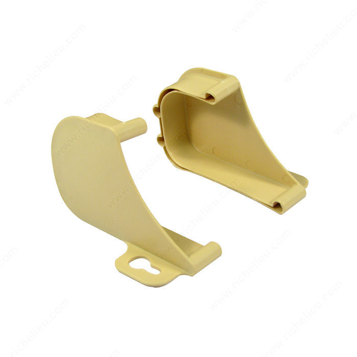End caps for extruded tip-out trays, Finish Maple