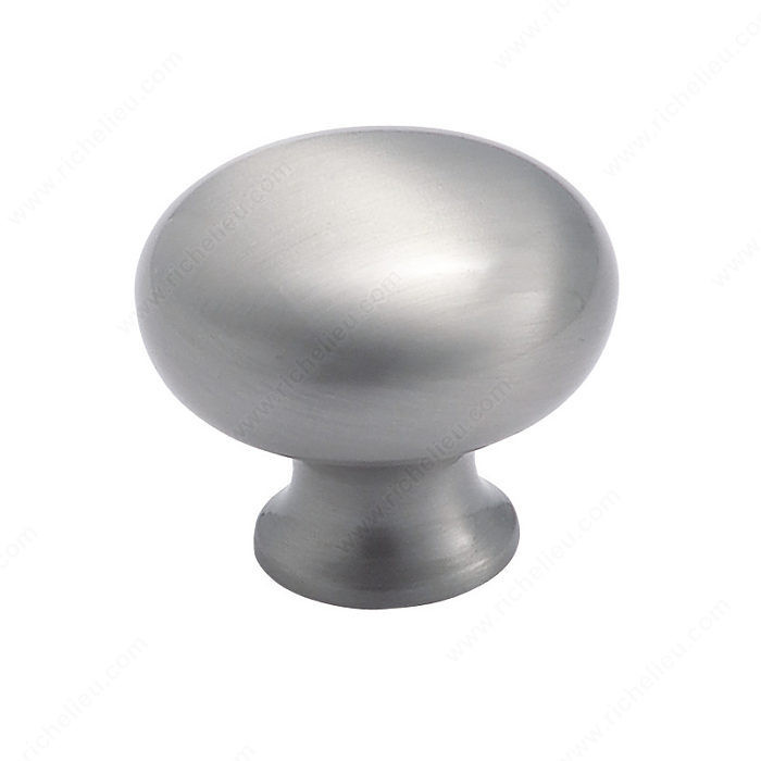 Traditional Zinc Knob - 771, Finish Satin Nickel PRO-PACK 2