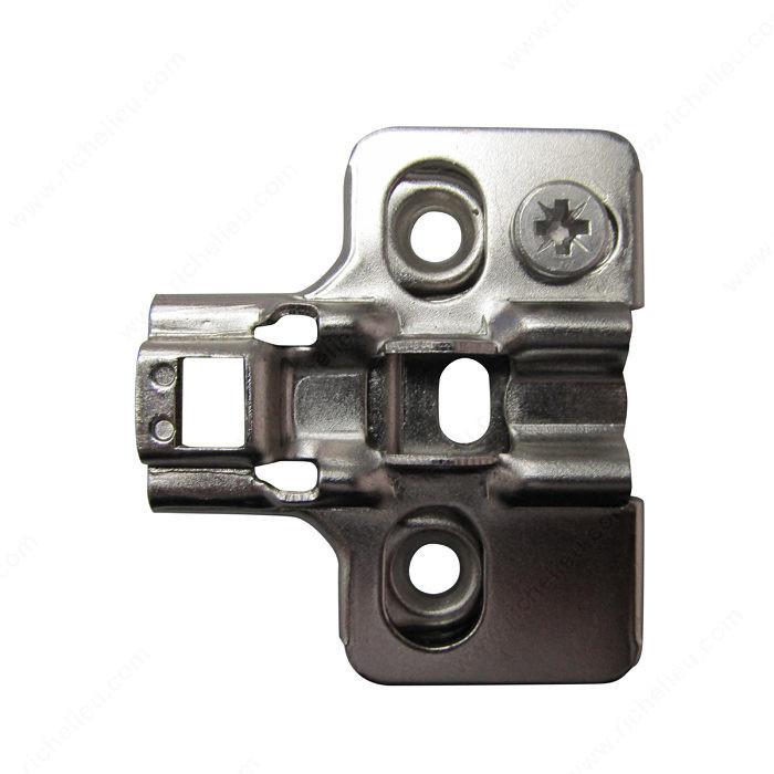 Screw-on Mounting Plate, Two Pieces, Height 2 mm PRO-PACK 10