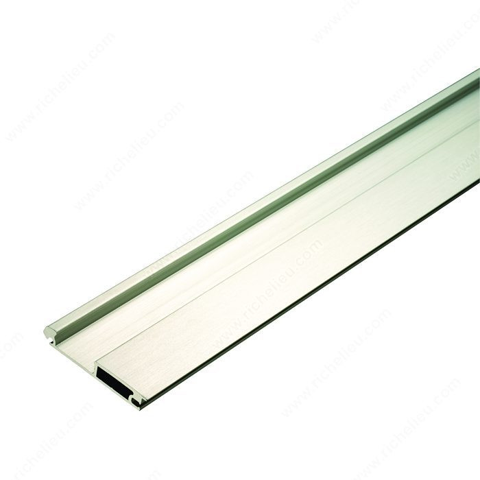 Non-Locking Metallic Handle Profile, Stainless Steel Finish,