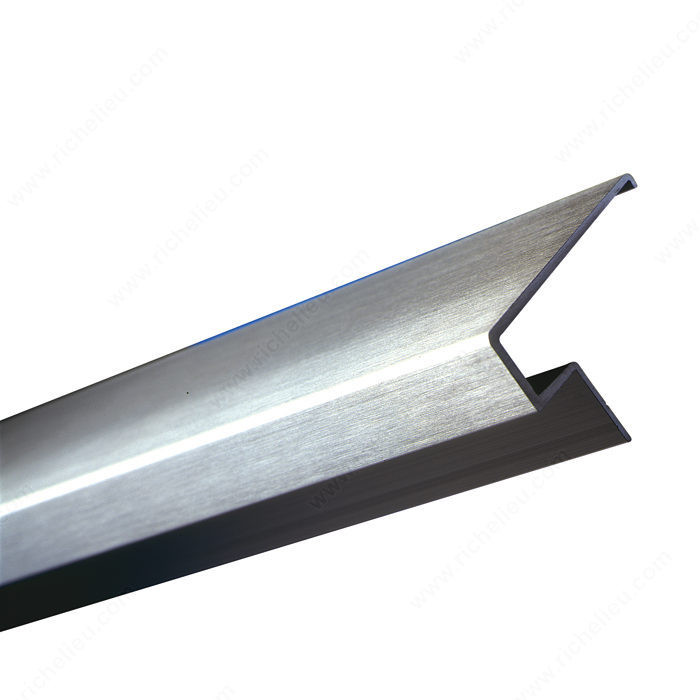 Metallic Cover Profile, Stainless Steel Finish,