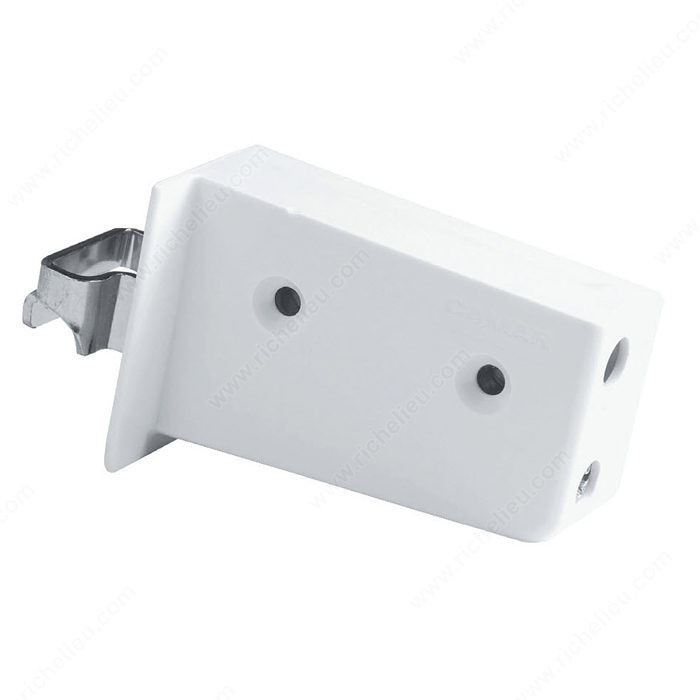 Suspension Bracket Screw Mounting, Position Left, Fixing Type Screw fixing, Finish White PRO-PACK 5