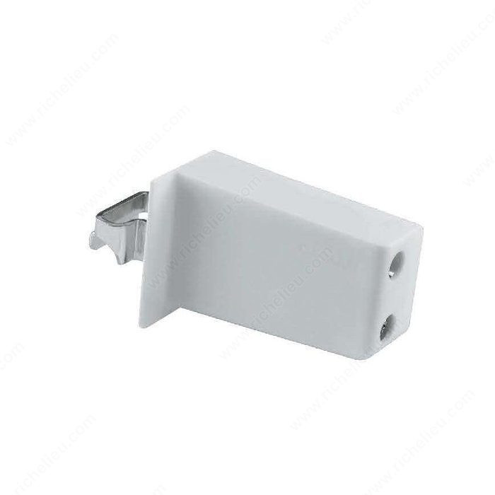 Suspension Bracket Screw Mounting, Position Right, Fixing Type Dowel fixing, Finish White PRO-PACK 5