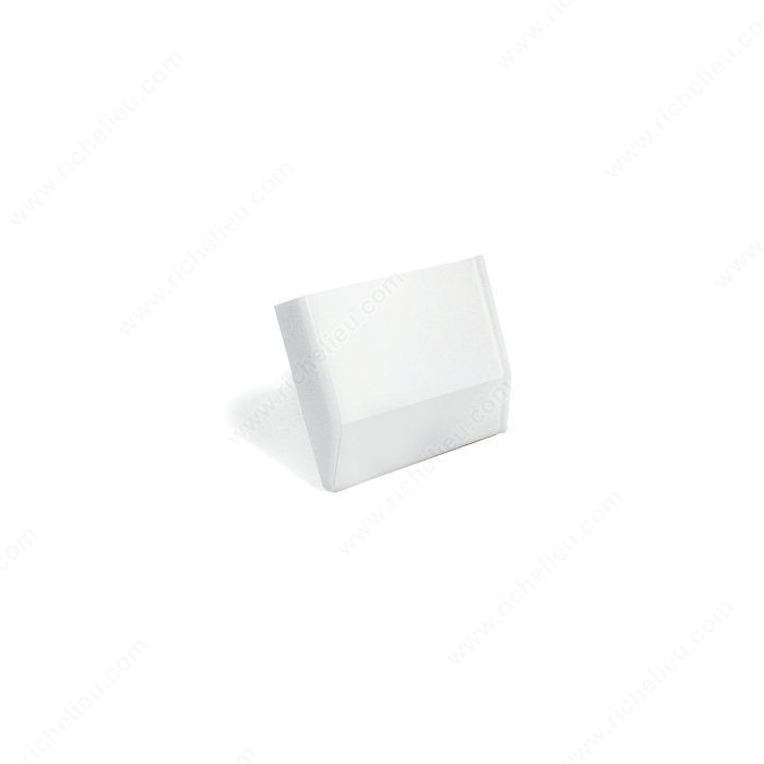 Plastic Cover, Position Left, Finish White PRO-PACK 25