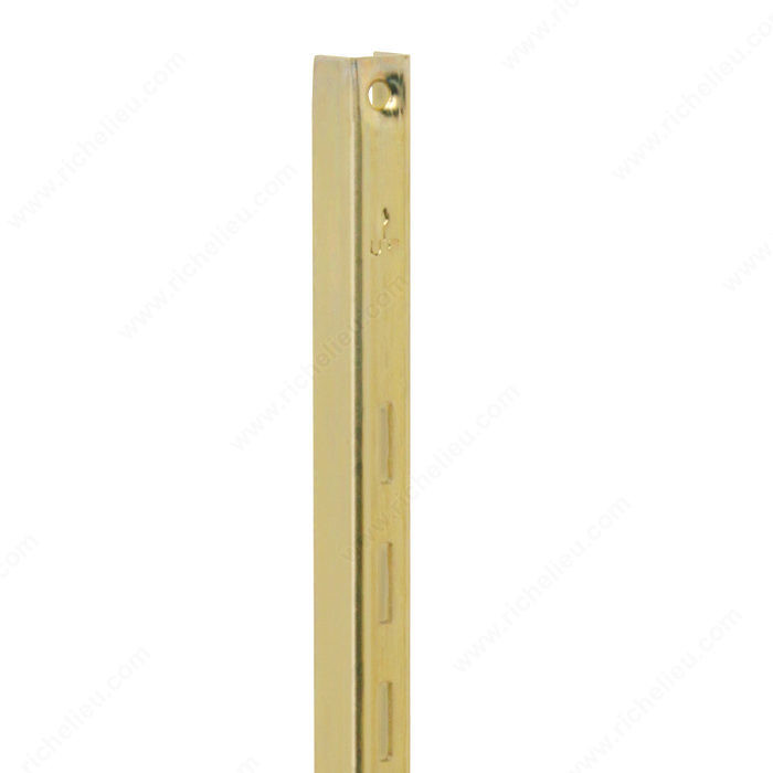 Single 5/8 Metal Standard, Series #80, Length 36 in, Color/Finish Matte Brass PRO-PACK 2