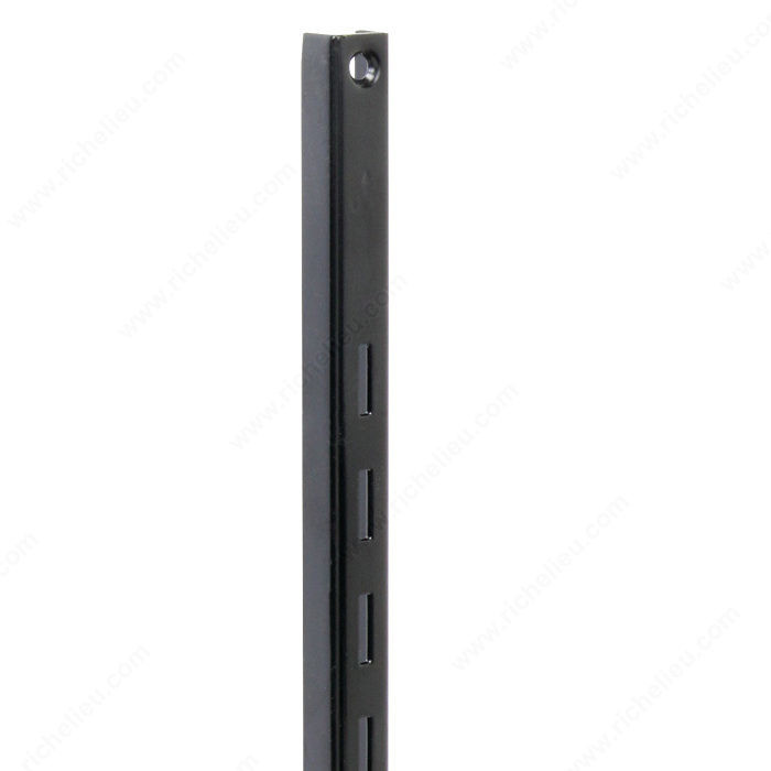 Single 5/8 Metal Standard, Series #80, Length 36 in, Color/Finish Black PRO-PACK 2