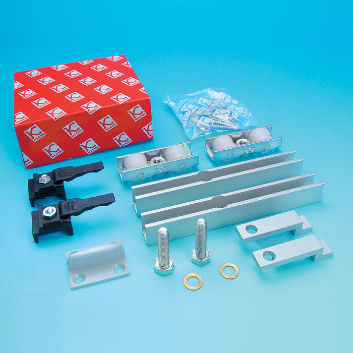 Accessory Kit (Quiet Rollers and Narrower Fittings) for Sliding Doors,