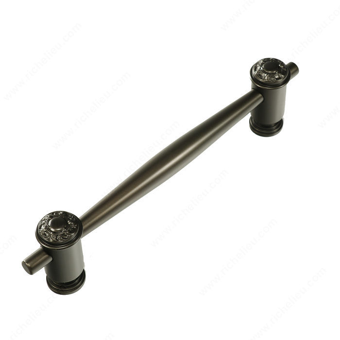 Door Pull 8043/8044/8045, Finish Old Bronze, Center to Center 8 in, Length - Overall Dimensions 10 1/4 in