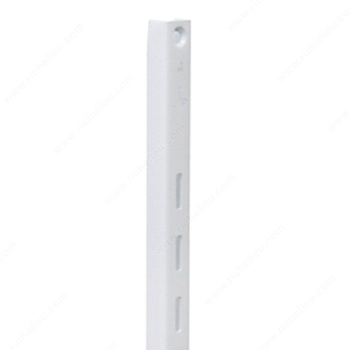 Single 5/8 Metal Standard, Series #80, Length 72 in, Color/Finish White