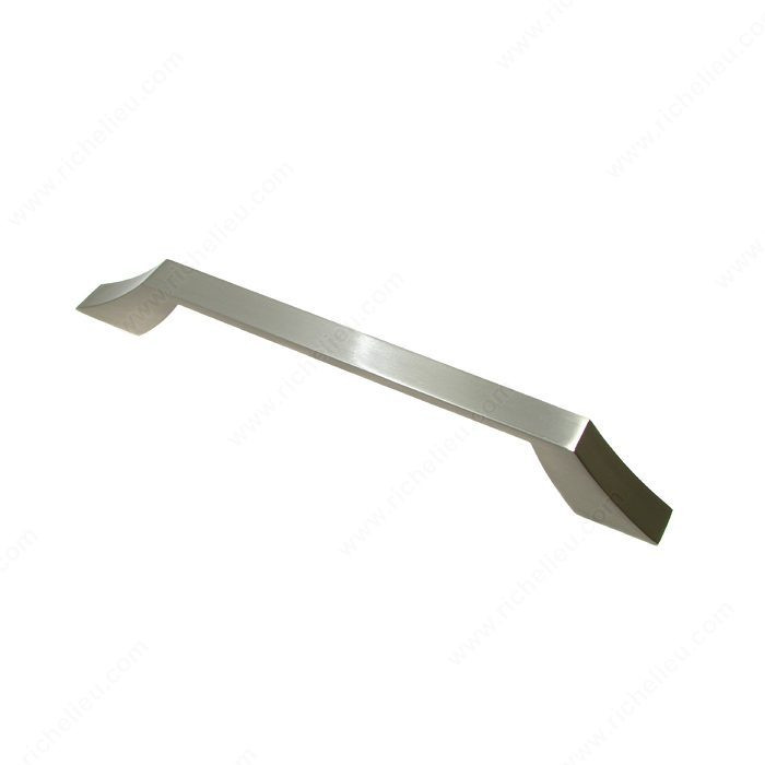 Traditional Metal Pull - 8083, Finish Brushed Nickel, Screw/Nail 8/32 (Not Included)