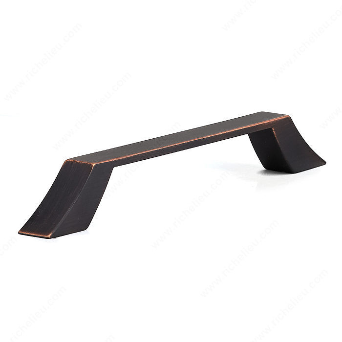Traditional Metal Pull - 8083, Finish Brushed Oil-Rubbed Bronze, Screw/Nail 8/32 (Not Included)