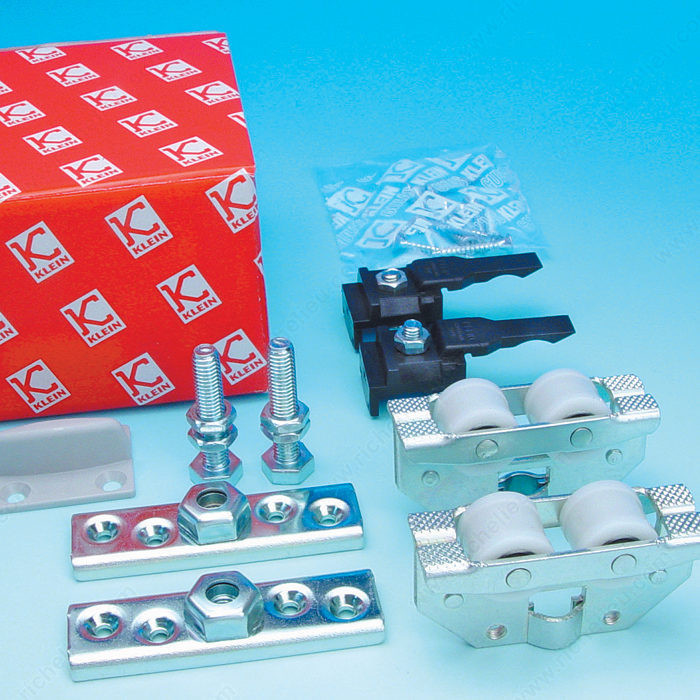 Accessory Kit for Sliding Doors with Ball-Bearing Rollers,
