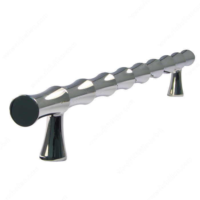 Traditional Forged Iron Pull - LD81, Finish Polished Nickel, Material Brass