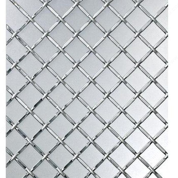 Decorative Wire Mesh - 812, Finish Brushed Nickel, Width - Overall Dimensions 48 in, Projection - Overall Dimensions 72 in