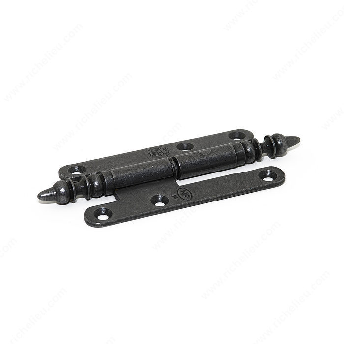 Decorative Paumelle-Type Split-Hinge - 813, Removable, Finish Natural Iron, Screw/Nail Wood Screw (Not Included), Width - Overall Dimensions 55 mm