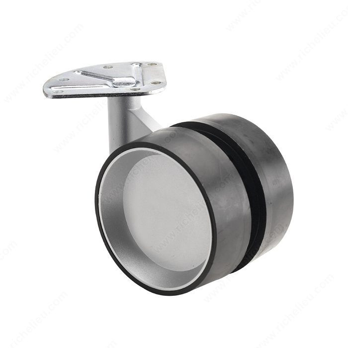 Formula Series 100/120 Design Caster, Design: Franco Bizzozzero, Wheel Diameter 100 mm, Total Height 120 mm, Tread Width 82 mm, Fastening Type Swivel Without Brake