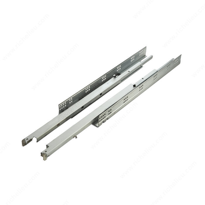 Full Extension Concealed Slides with Soft-close for Face Frame Cabinets, Nominal Length 15 in