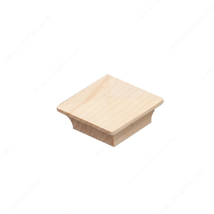 Eclectic Maple Wood Knob - 3645,PRO-PACK 3