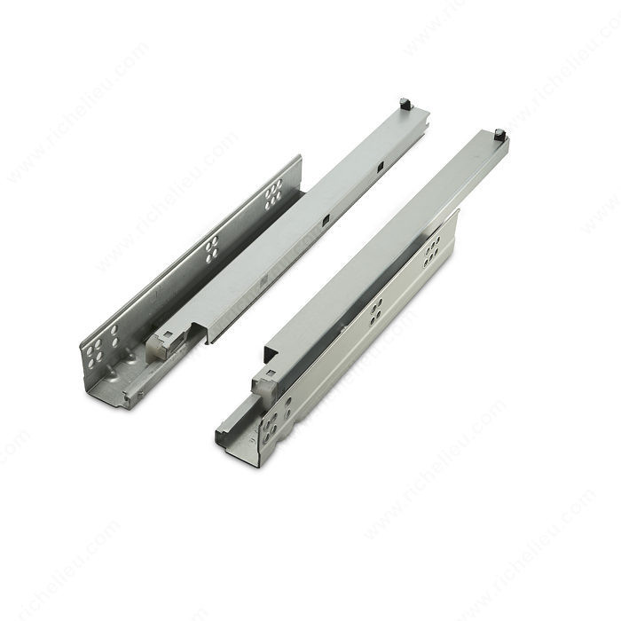Undermount Slides Frameless - Full Extension with Soft-Close - 818, Nominal Length 400 mm