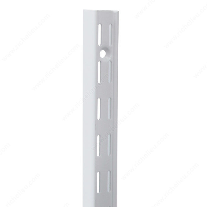 Heavy-Duty Double Standard, Series #82, Length 16 1/2 in, Color/Finish White PRO-PACK 3