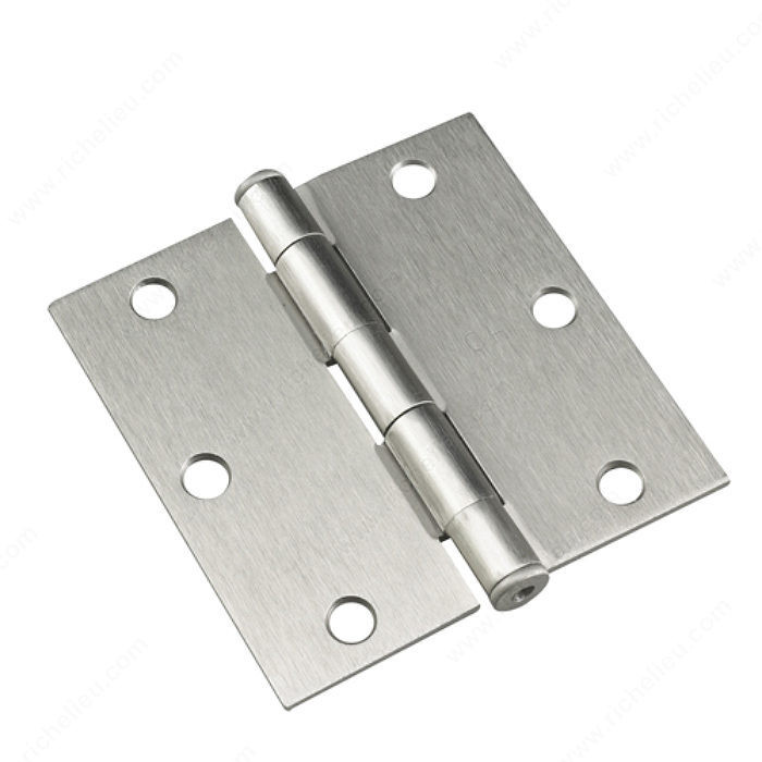 8.89 cm (3-1/2) Mortise Butt Hinges, Color/Finish Brushed Nickel, Recommended Usage Light Use, Pin Removable Pin, Our Divisions Onward PRO-PACK 2