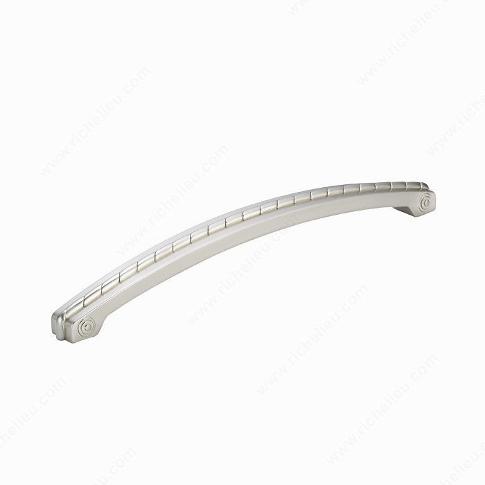 Traditional Metal Appliance Pull - 822, Finish Brushed Nickel, Screw/Nail 8/32 (Not Included)