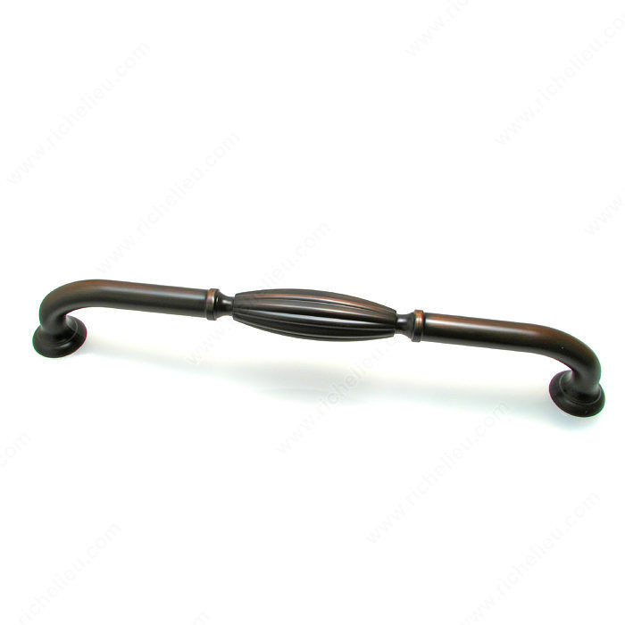 Traditional Metal Appliance Pull - 8271, Finish Brushed Oil-Rubbed Bronze, Screw/Nail M6 (Not Included)