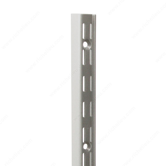 Heavy-Duty Double Standard, Series #82, Length 78 in, Color/Finish Titanium