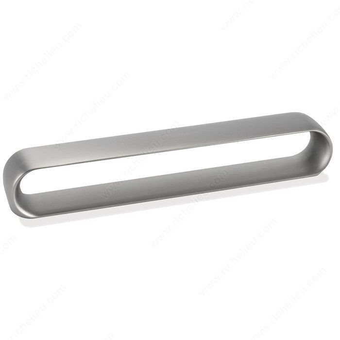 Contemporary Metal Pull - 8415, Finish Brushed Nickel