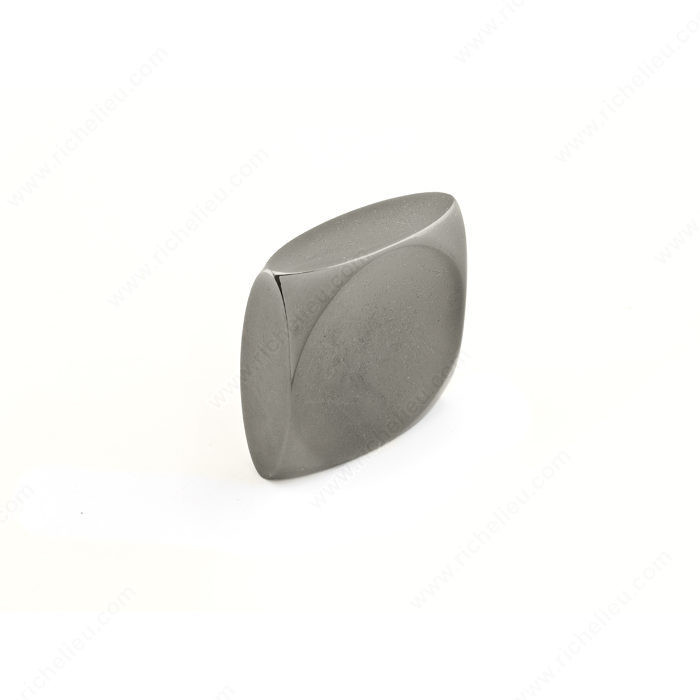Contemporary Metal Knob - 8442, Finish Black Nickel