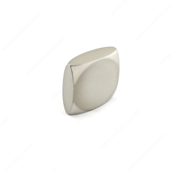 Contemporary Metal Knob - 8442, Finish Brushed Nickel