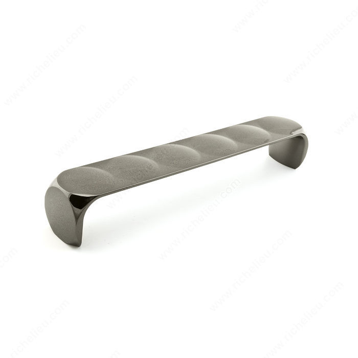 Contemporary Metal Pull - 8442, Center to Center 160 mm, Finish Black Nickel