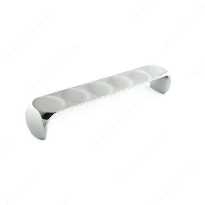 Contemporary Metal Pull - 8442, Center to Center 160 mm, Finish Chrome