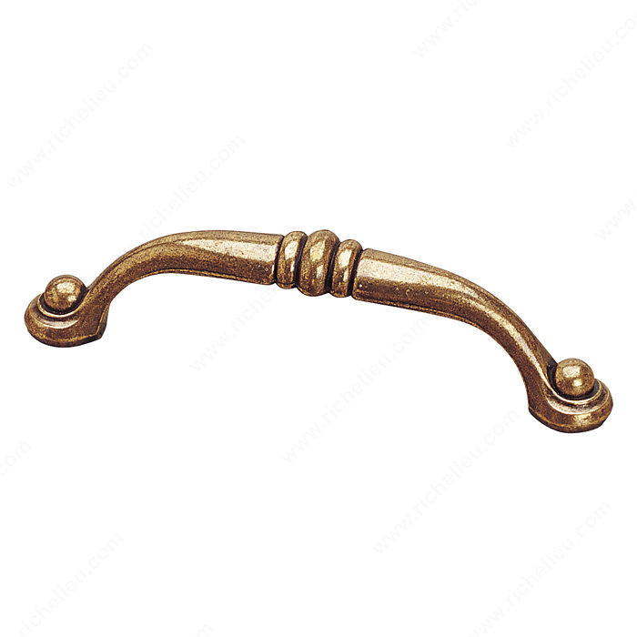 Traditional Metal Pull - 8443, Finish Opaque Bronze