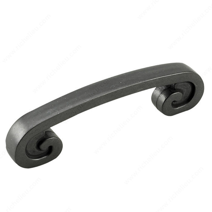 Traditional Metal Pull - 861S, Finish Matte Black