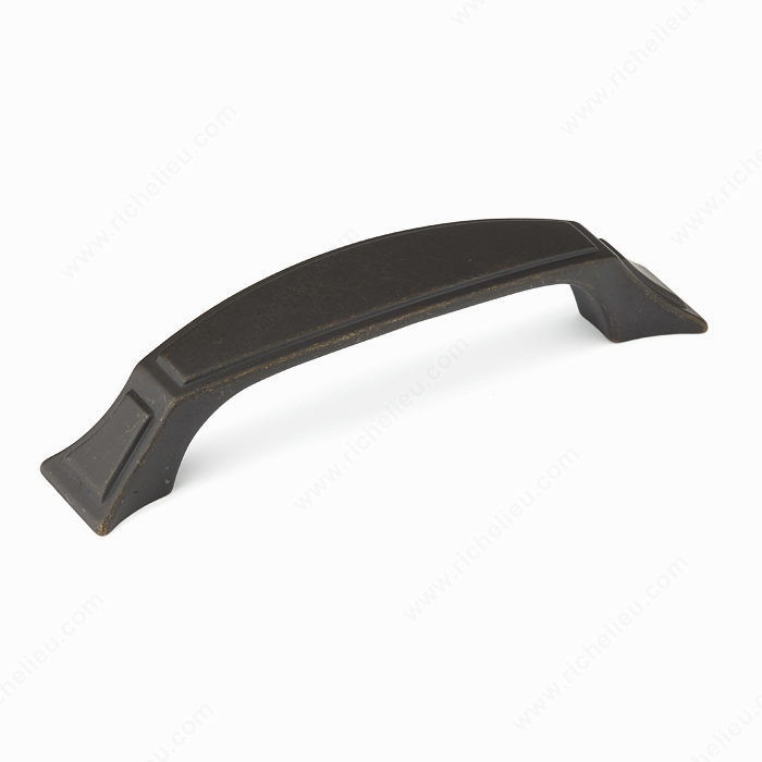 Transitional Metal Pull - 8701, Center to Center 96 mm, Finish Old America