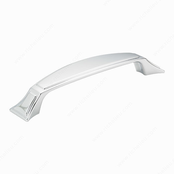 Transitional Metal Pull - 8701, Center to Center 128 mm, Finish Chrome