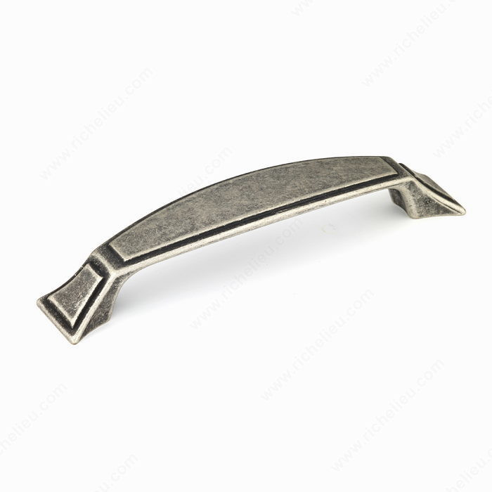 Transitional Metal Pull - 8701, Center to Center 128 mm, Finish Faux Iron