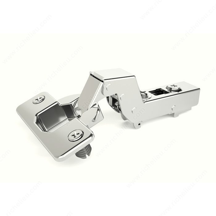 Inset Hinge, 110G, Hinge with integrated damper, Fixing Type Dowels, Screw/Nail Not Included