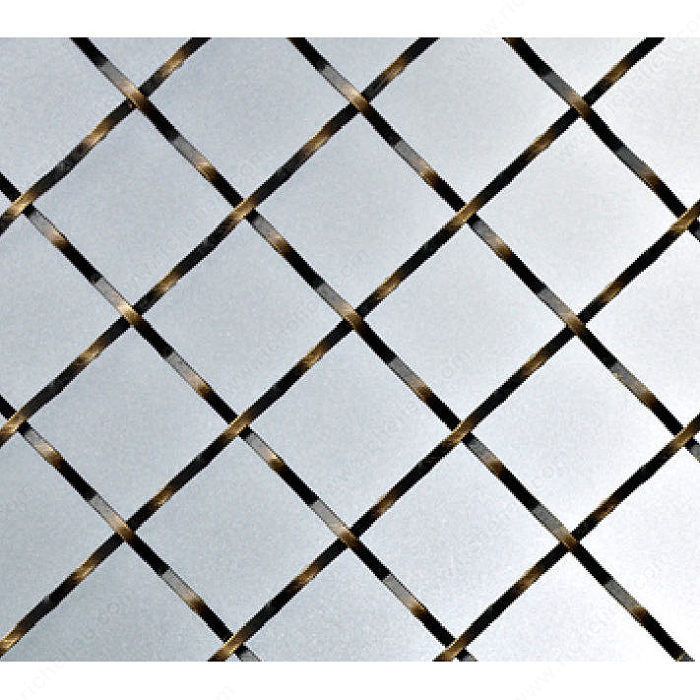 Decorative Wire Mesh - 883, Finish Burnished Brass