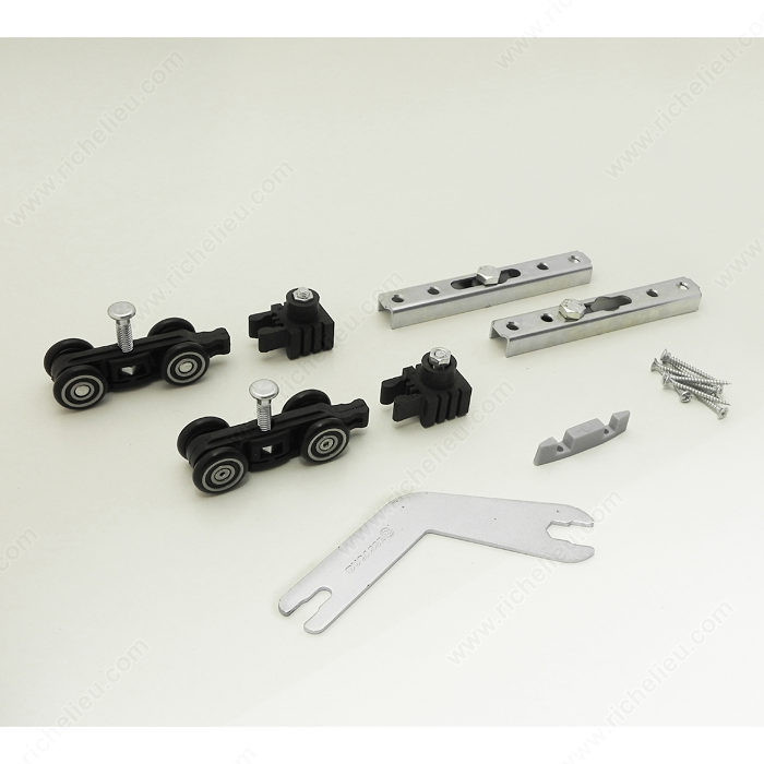 Hardware Set for 1 Sliding Door, 80 kg,