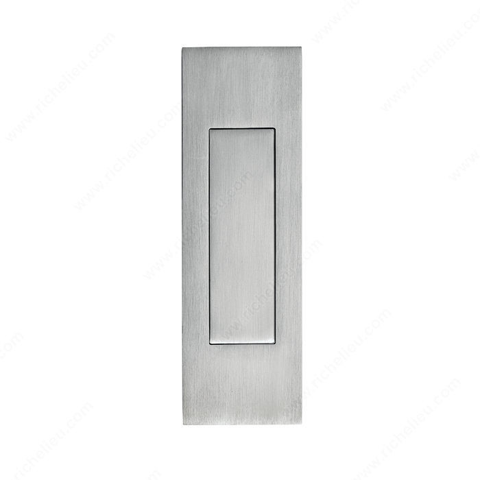 Magnetic Rectangular Flush Handle, Neodymium magnetic system., Finish Satin Chrome