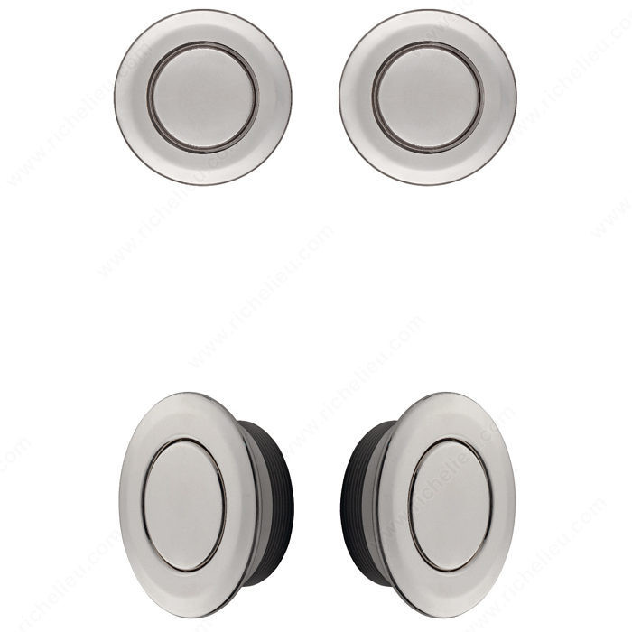 Magnetic Push-to-Pull Handles, Finish Satin Nickel