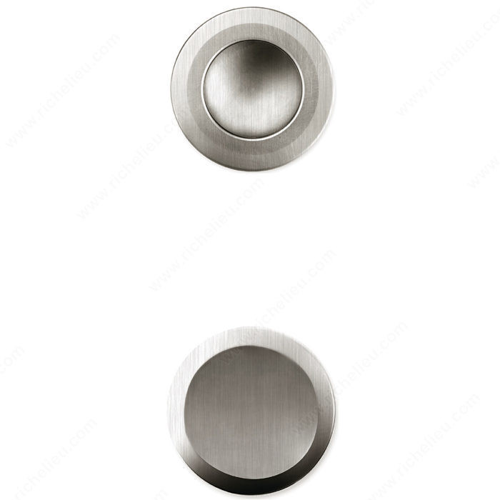 Recessed Pull Handle for Glass Doors, Better grip thanks to the protruding handgrip rim.,
