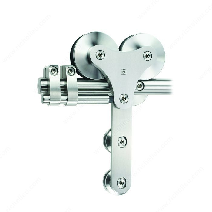 Duplex, For large and heavy door leaves; surface- mounted track,